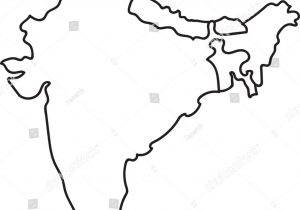 Sketch India Map Drawing Easy