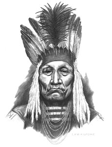 230x300 Indian Chief Drawings Fine Art America - Indian Chief Sketch