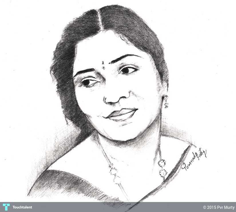 825x743 Pencil Sketch - Indian Face Sketch