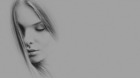 570x320 Pencil Sketch Of Girls Face Girl Face Sketch On Clippp Indian - Indian Face Sketch