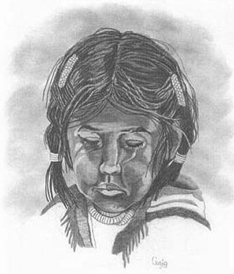 342x400 Sad Indian Girl Pencil Sketch - Indian Girl Sketch