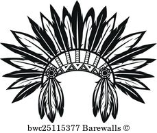 229x194 3,152 Indian Headdress Posters And Art Prints Barewalls - Indian Headdress Sketch