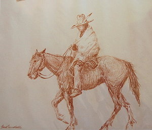 300x257 Indian Horse Drawings - Indian Horse Sketch