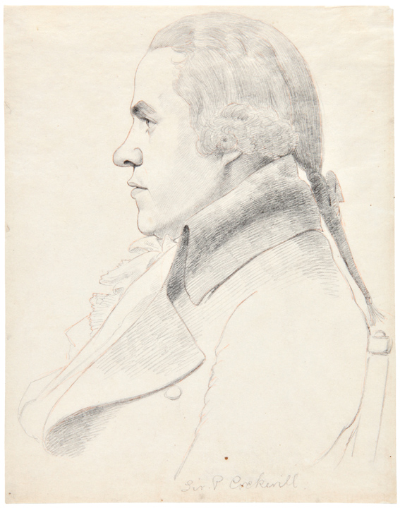 567x720 Two Pencil Sketches By William Daniell, After Architect George - Indian Sketches Art