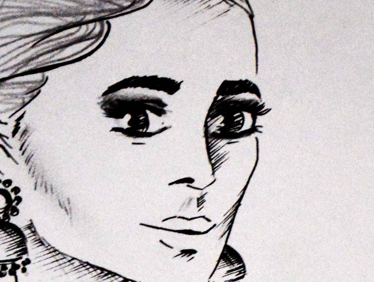 1314x990 Indian Costume Art Wardrobe - Indian Sketches Art