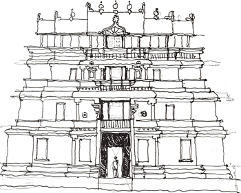350x281 Prasada - Indian Temple Sketch