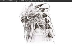 236x157 The 23 Best Indian Warrior Tattoo Drawings Images - Indian Warrior Sketch