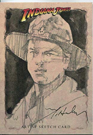 312x450 Indiana Jones Heritage Sketch Card By Mark Mchaley, Single Cards - Indiana Jones Sketch
