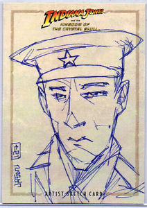 212x300 Indiana Jones Sketch Card By Jason Keith Ebay - Indiana Jones Sketch