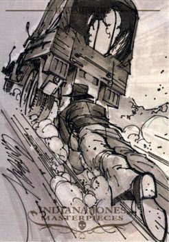 246x351 Indiana Jones Sketch Cards By J. Scott Campbell Movies Raiders - Indiana Jones Sketch