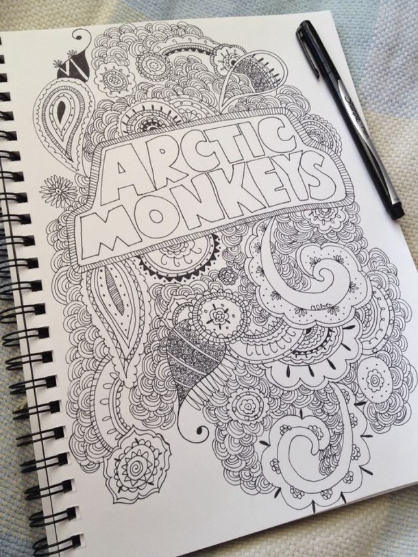 610x813 Alternative, Arctic Monkeys, Art, Bampamp,w, Grunge, Indie, Music - Indie Sketches