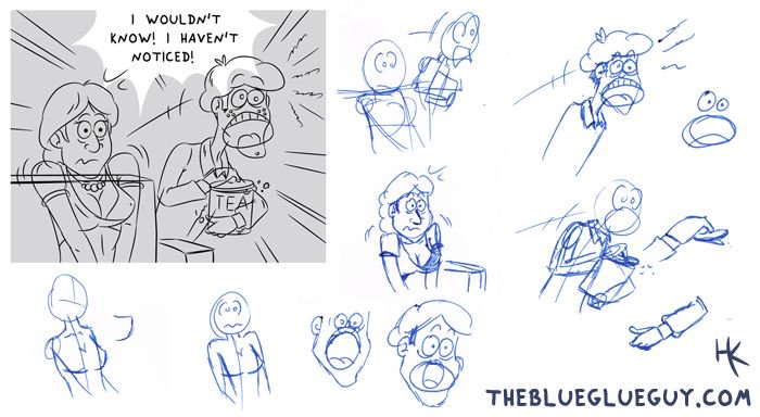 700x384 Theblueglueguy On Twitter Some Panel Sketches. - Indie Sketches