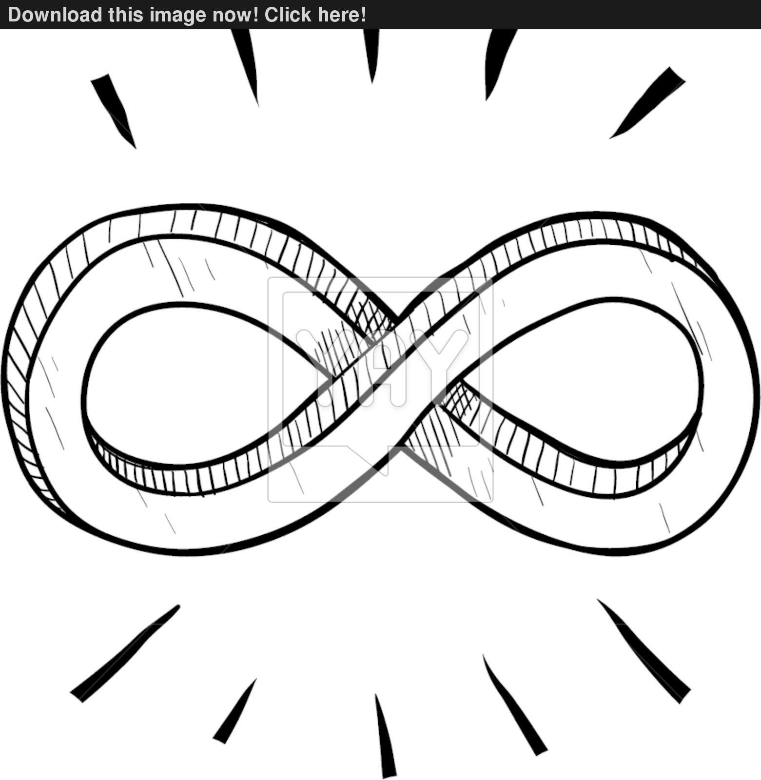1561x1600 Infinity Symbol Sketch Vector - Infinity Sketch