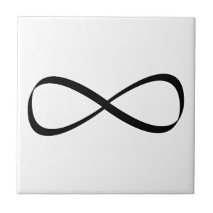 307x307 Infinity Symbol Decorative Ceramic Tiles Zazzle - Infinity Symbol Sketch