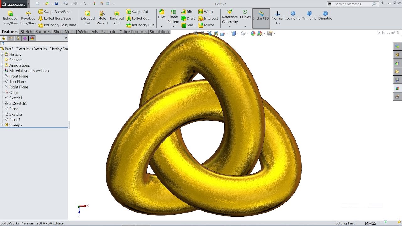 1280x720 Solidworks Tutorial Sketch Infinity Symbol In Solidworks - Infinity Symbol Sketch