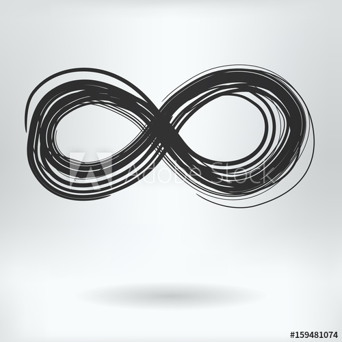 500x500 Cartoon Symbol Of Infinity - Infinity Symbol Sketch