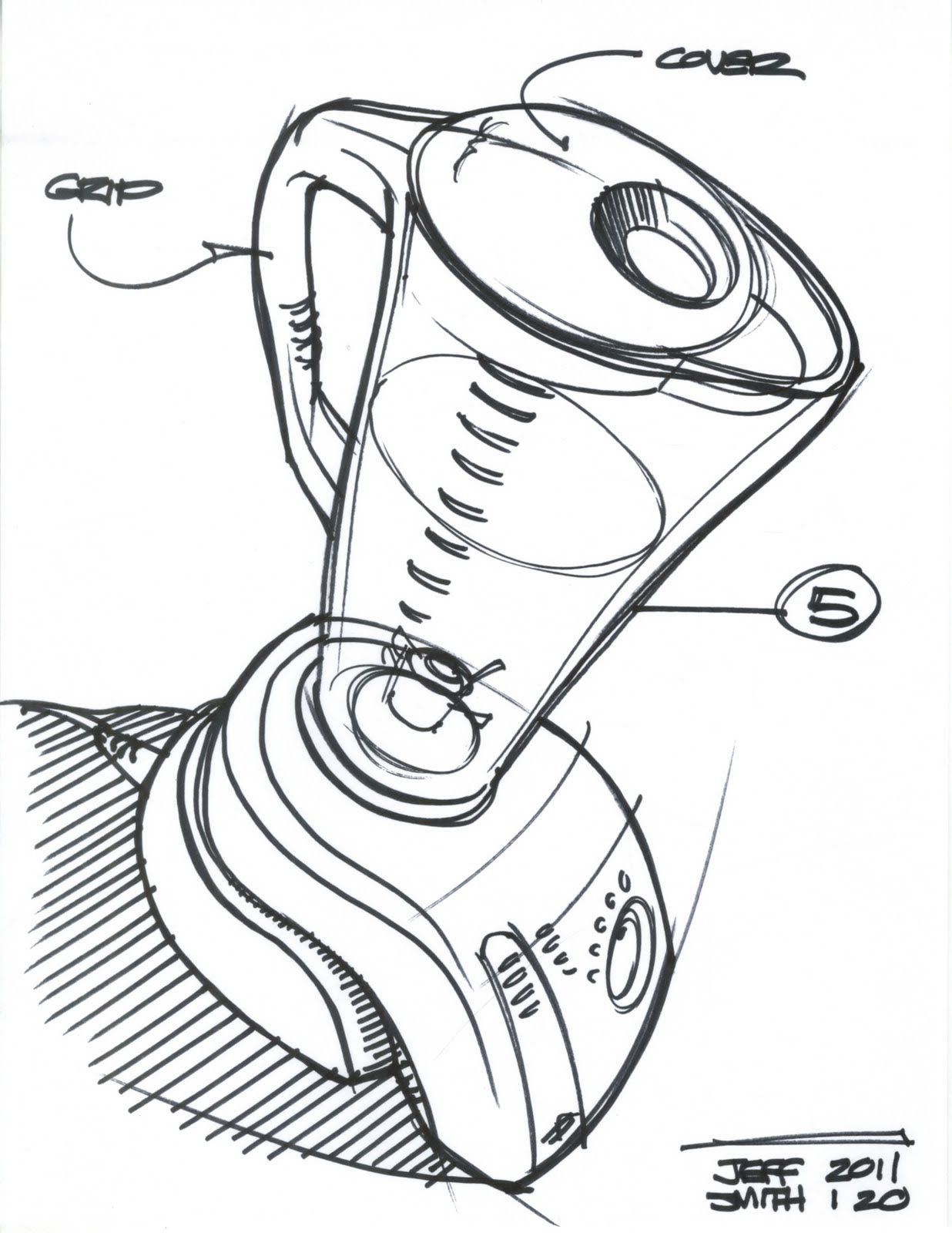 1236x1600 Good Example Of A Quick Initial Sketch, Using Perspective - Initial Sketches