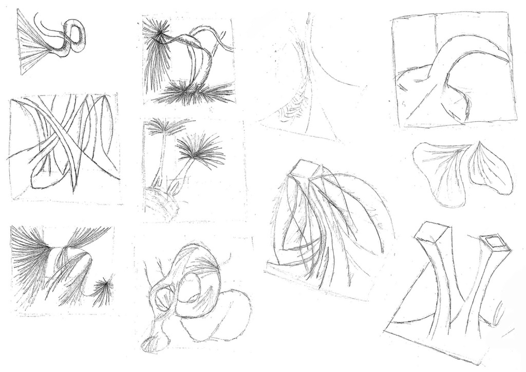 1024x724 Initial Sketches After Looking - Initial Sketches