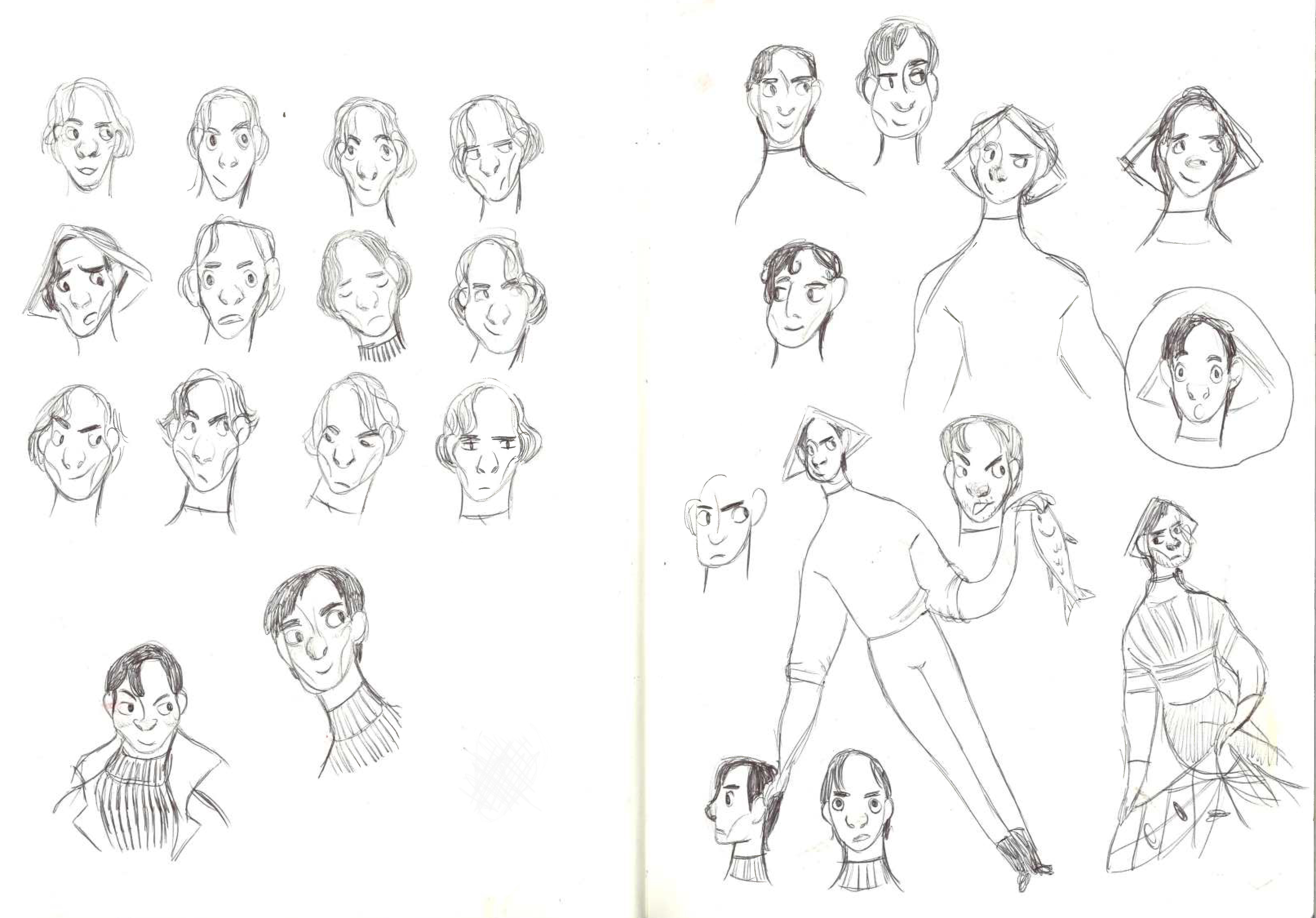 4841x3376 Initial Sketches Alice Geary - Initial Sketches