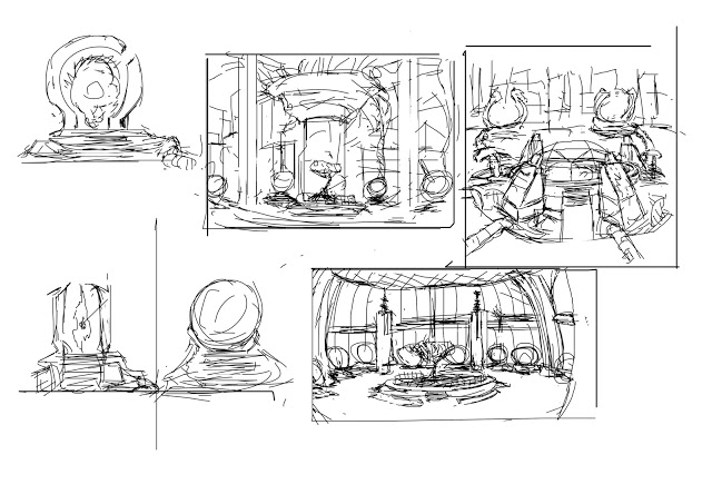 640x444 Maciej Gniadek Concept Art Initial Concept Sketches Team Eden - Initial Sketches