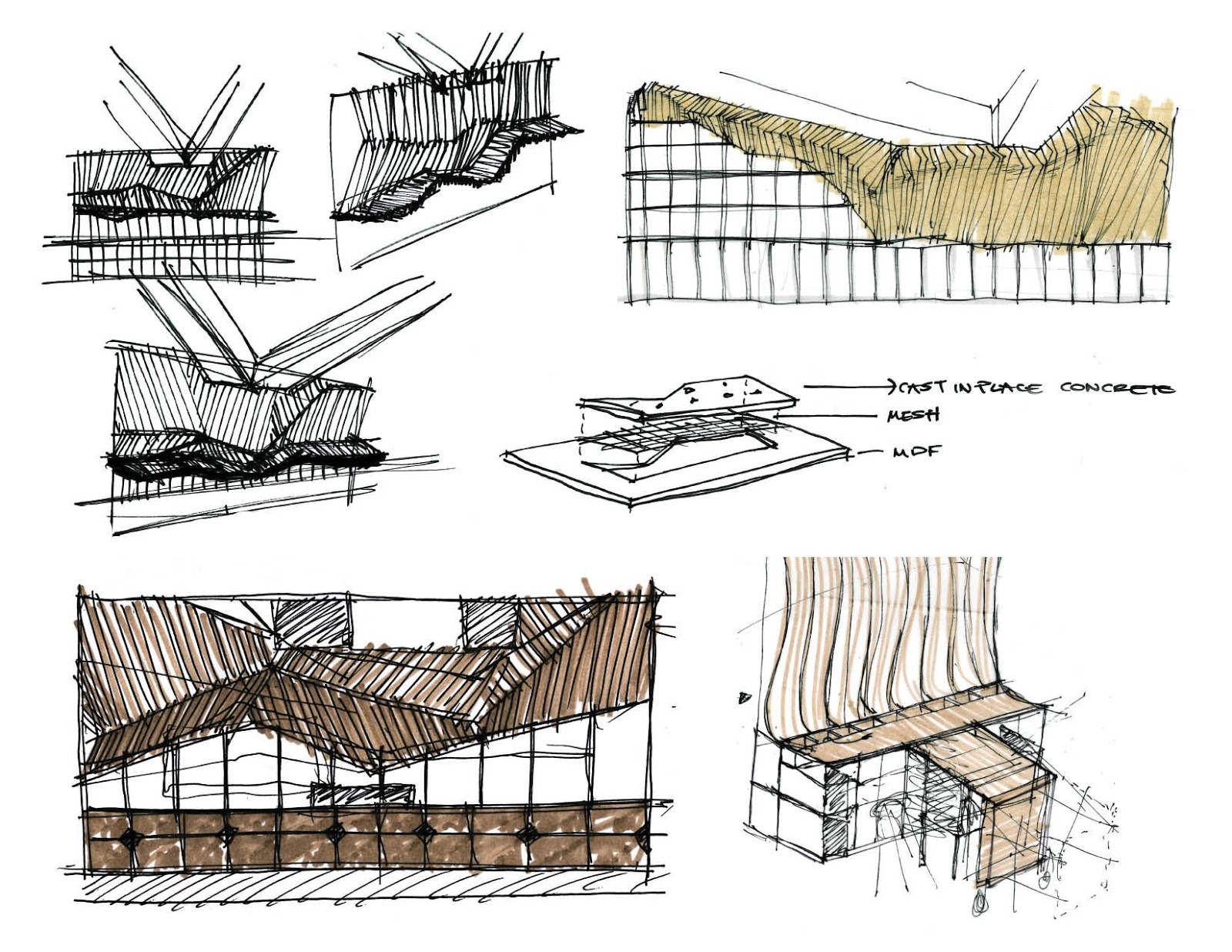 1600x1236 R]ed[U]x Lab Ryerson University Architectural Science Design Lab - Initial Sketches