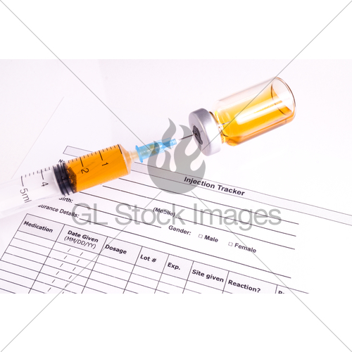 500x500 Syringe, Vial And Injection Tracker Gl Stock Images - Injection Sketch