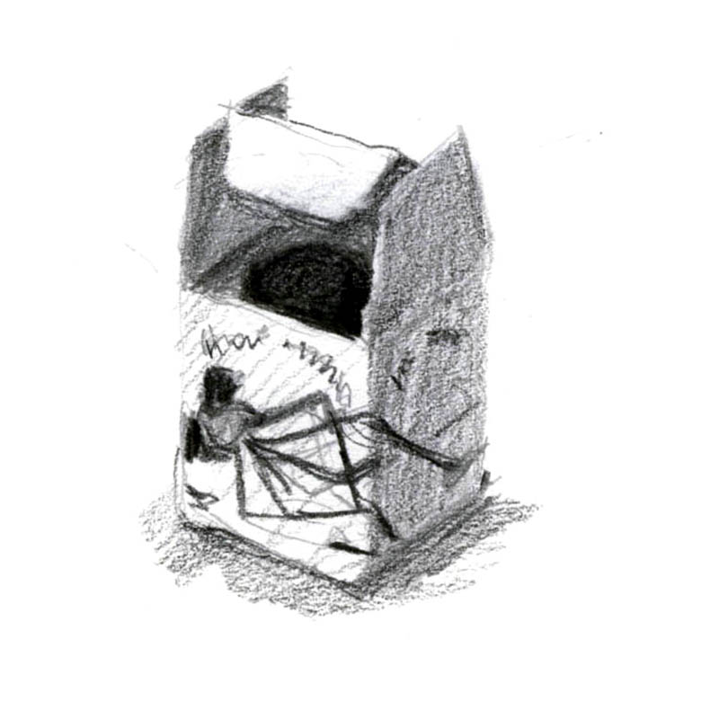 800x800 Indian Ink Bottle Pencil Drawing - Ink Bottle Sketch