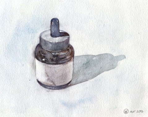 478x379 Ink Bottle Ii - Ink Bottle Sketch