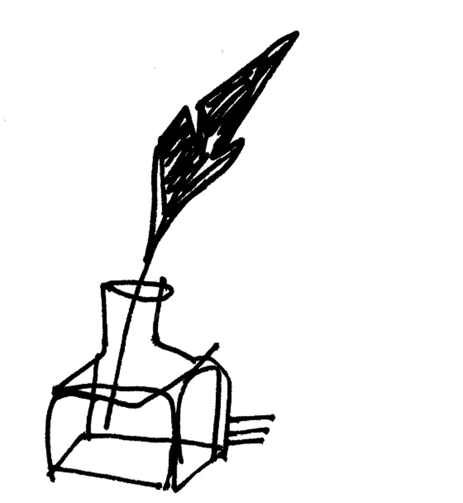 1474x1600 Alanna Cavanagh Little Sketch Vintage Ink Bottle - Ink Bottle Sketch