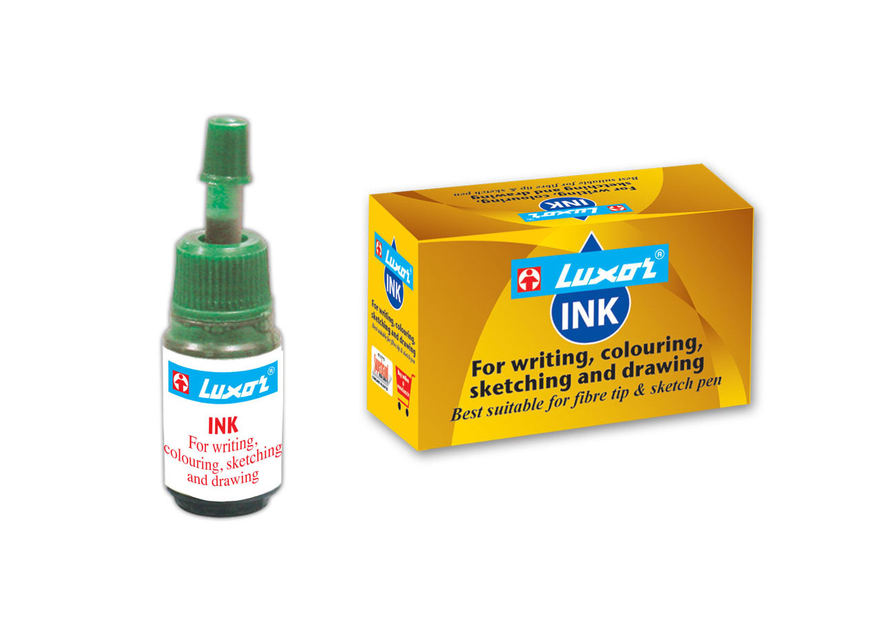 1280x900 Luxor Sketch Pen Ink Bottle (Green)(Pack Of 10) - Ink Bottle Sketch