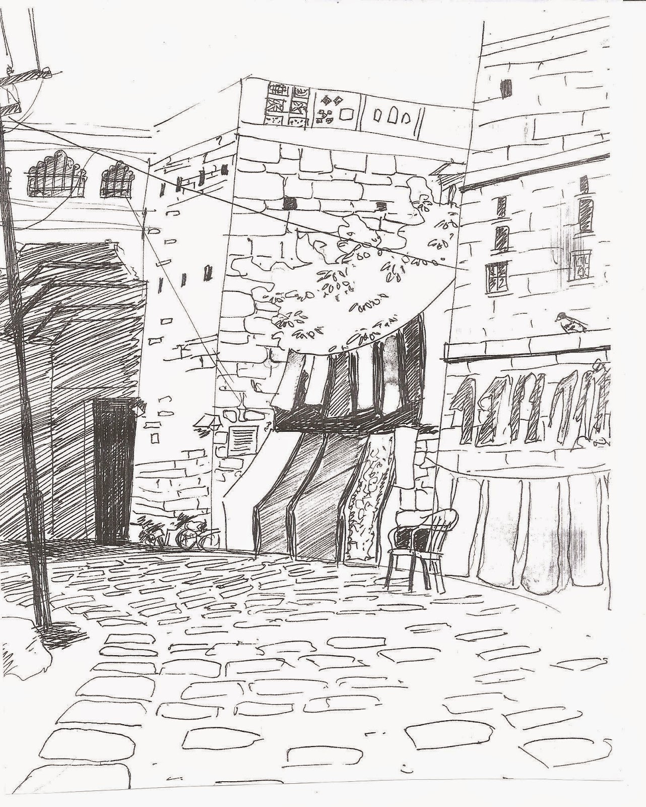 1282x1600 My Portfolio Ink Pen Sketches - Ink Pen Sketch