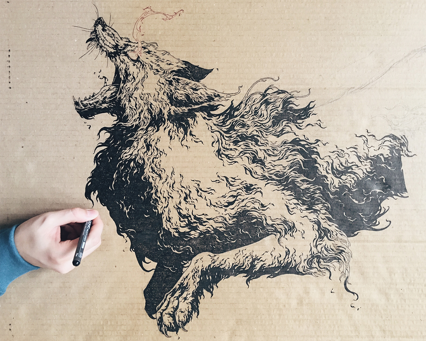 1400x1119 Ink Sketches On Behance - Ink Sketches