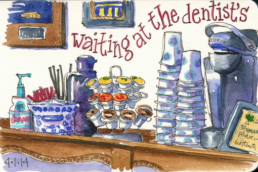 510x340 Everyday Artist Painting A House Portrait Using Simple Sketching - Ink Sketching Techniques