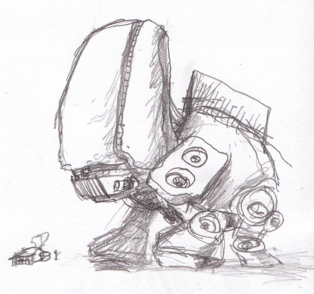 1024x958 Robot Concepts - Inkscape Sketch