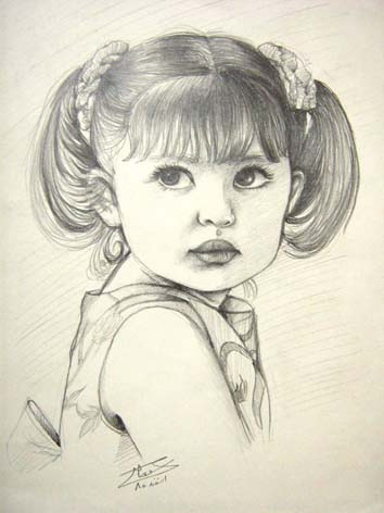 354x472 Innocent Eyes Pencil 2002 Narciss Sh - Innocent Sketch