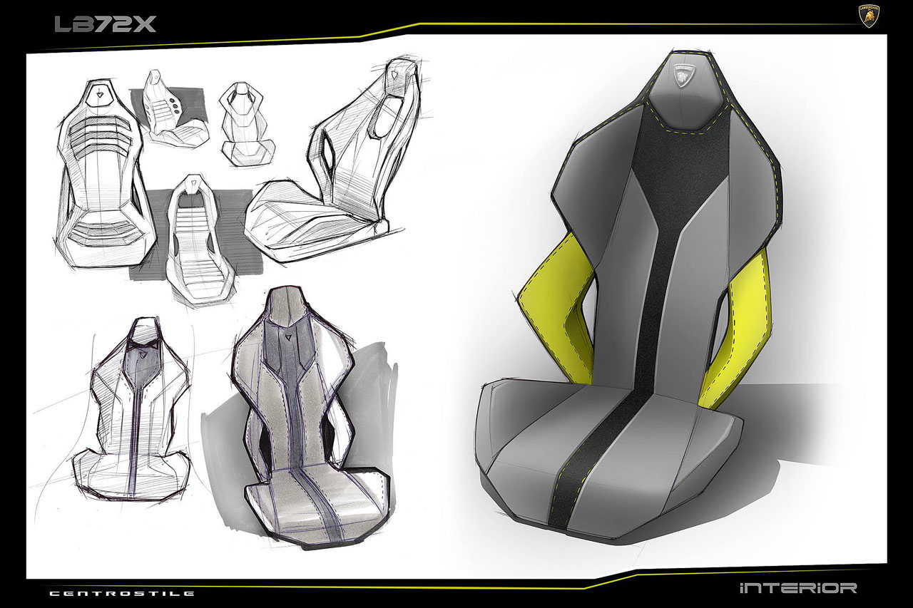 1280x853 Huracan Early Design Sketches.early Huracan Design 4 - Innovative Sketches