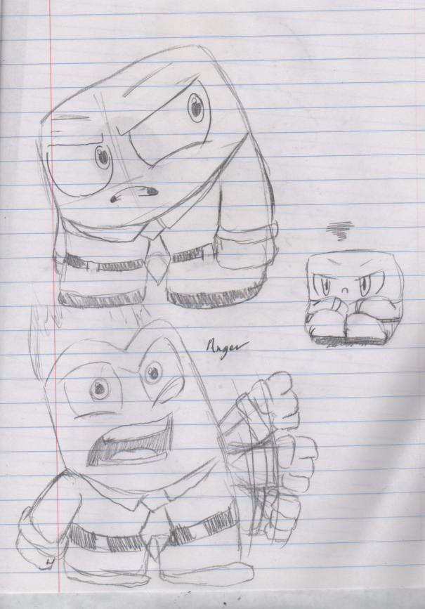 605x867 Inside Out Sketches Anger By Rockstarmaren123 - Inside Out Sketches