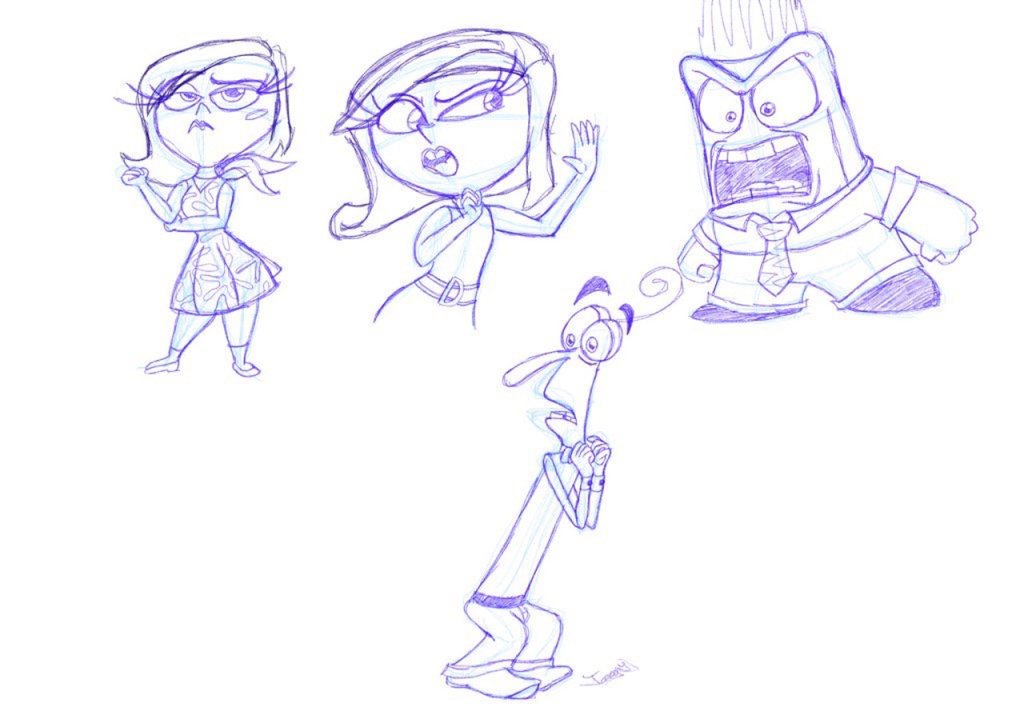 1024x723 Inside Out Sketches By Joe Awesome93 - Inside Out Sketches