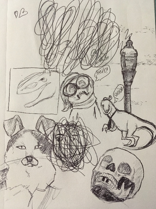 320x427 Insideout Drawings On Paigeeworld. Pictures Of Insideout - Inside Out Sketches