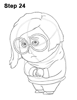 300x388 How To Draw Sadness (Inside Out) - Inside Out Sketches