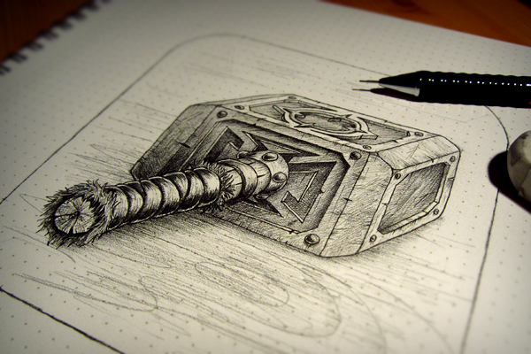 600x400 An Inspirational Collection Of Icon Sketches - Inspirational Sketches