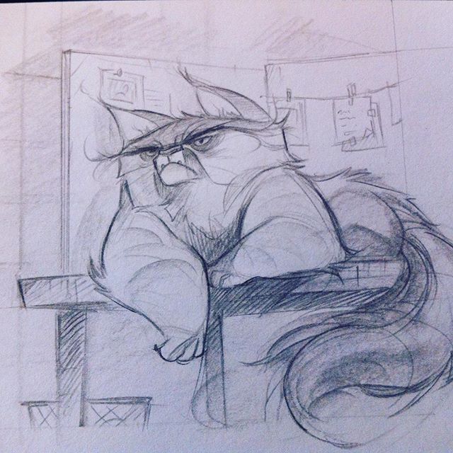640x640 Cat - Insta Sketch