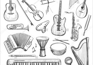 300x210 Music Instruments Sketches Art Amp Photos - Instrument Sketches