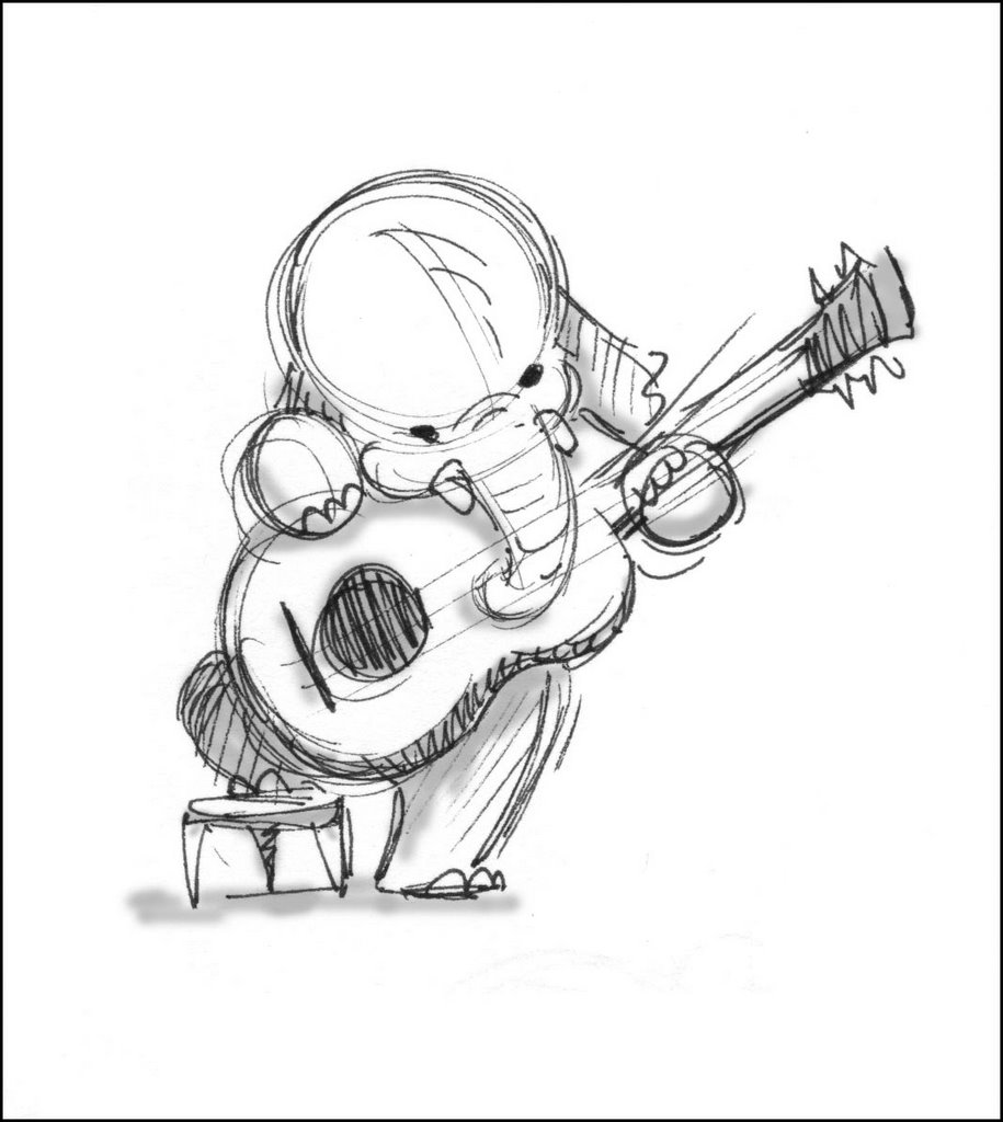 915x1024 The Magnificent Sleven Elephant Instruments. - Instrument Sketches