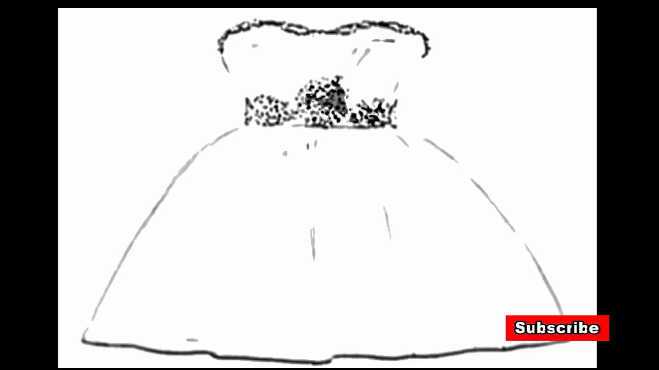 1280x720 How To Sketch A Dress Step By Step - Insurance Sketch