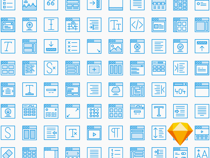 800x600 User Interface Icon Pack Freebie - Interface Sketch