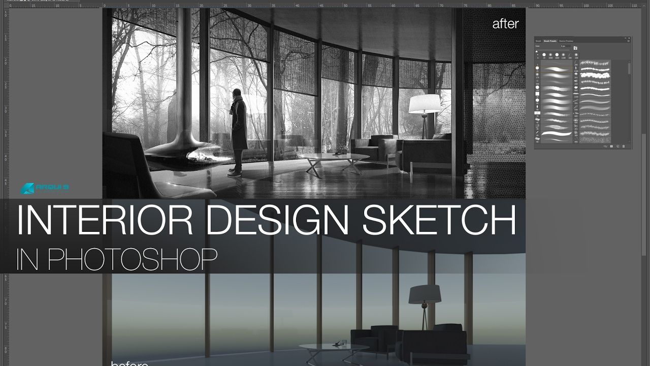 1280x720 Interior Design Sketch Tutorial Tutoriales - Interior Design Sketches Tutorial