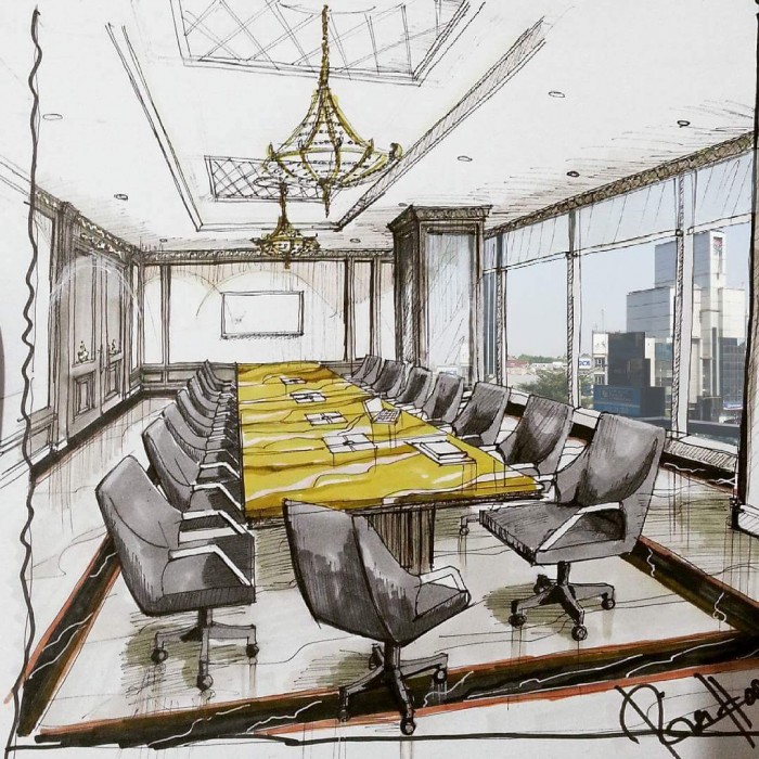700x700 Amazing Architectural Interior Design Sketch Arch - Interior Sketch