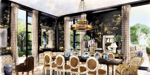 480x240 Room Design Sketch - Interior Sketch