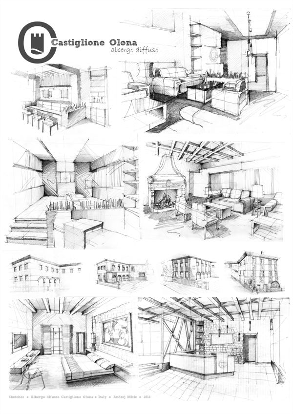 600x848 Interior Sketches Arch - Interior Sketch